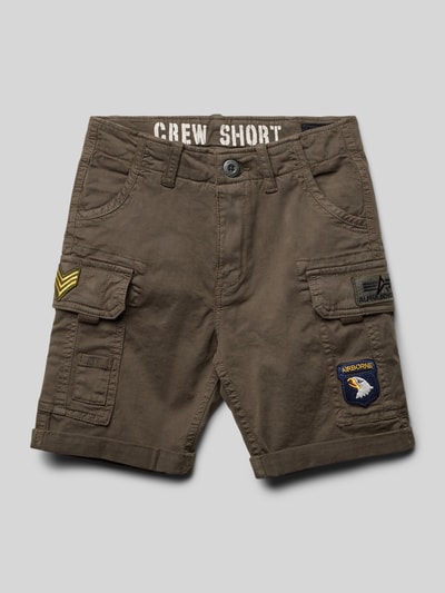 Alpha Industries Shorts mit Cargotaschen Graphit 1