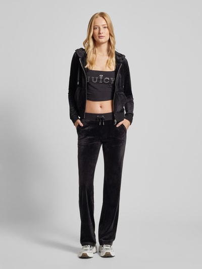 Juicy Couture Joggingbroek met elastische band en steekzakken Zwart - 1