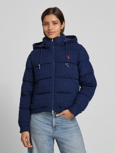 Polo Ralph Lauren Steppjacke aus Woll-Kaschmir-Mix Dunkelblau 4