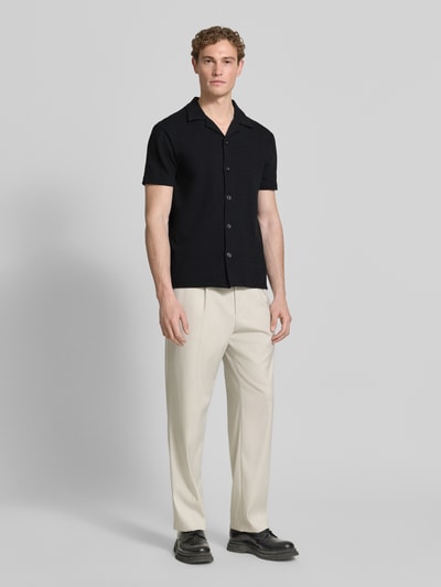 Strellson Regular Fit Freizeithemd aus Baumwoll-Mix Modell '11 FILIP' Black 1