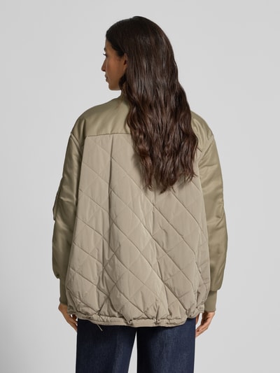 Blonde No. 8 Steppjacke mit Strukturmuster Khaki 5