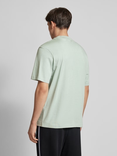 Hugo Blue T-Shirt mit Label-Patch Modell 'Nieros' Mint 5