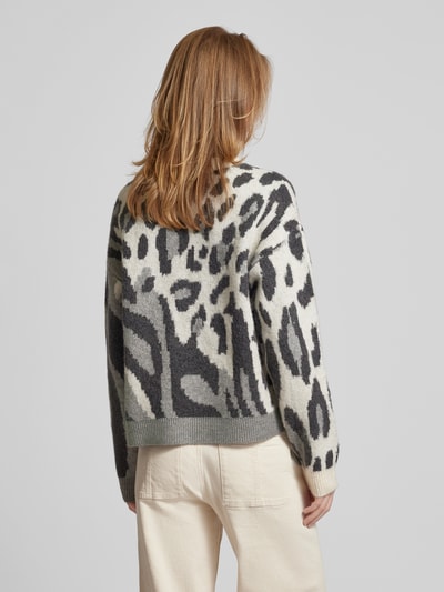 Vero Moda Pullover met ronde hals, model 'KAI' Lichtgrijs - 5