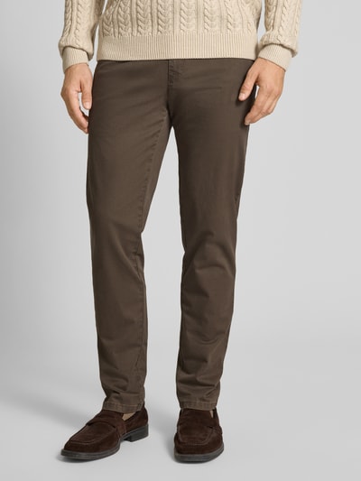 Mmx Broek met achterzakken, model 'Lupus' Middenbruin - 4