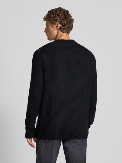 Marc O'Polo Regular Fit Pullover aus Woll-Mix Black 5