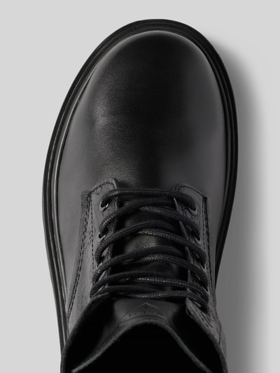 Guess Boots aus Leder mit Logo-Muster Modell 'GARDA' Black 3