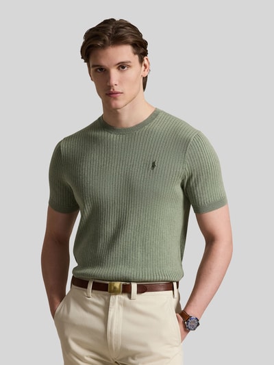 Polo Ralph Lauren Regular Fit T-Shirt aus reiner Baumwolle ' Hellgruen 4