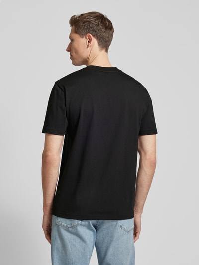 BOSS Orange T-Shirt mit Label-Print Black 5