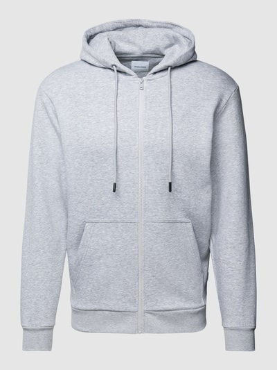 Jack & Jones Sweatjacke mit Kapuze Modell 'BRADLEY' Hellgrau Melange 2