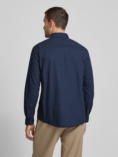 OLYMP Level Five Koszula casualowa o kroju regular fit z kołnierzykiem typu button down Granatowy 5