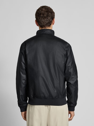 Barbour Regular Fit Wachsjacke aus reiner Baumwolle Marine 5