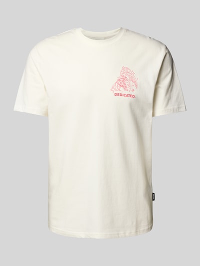 Dedicated T-Shirt mit Rundhalsausschnitt Modell 'Eternal Pizza' Offwhite 2