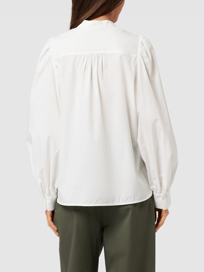 Weekend Max Mara Overhemdblouse met labelstitching, model 'ALPE' Wit - 5