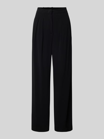 MM Stoffen broek van viscose met elastische band, model 'REA' Zwart - 2