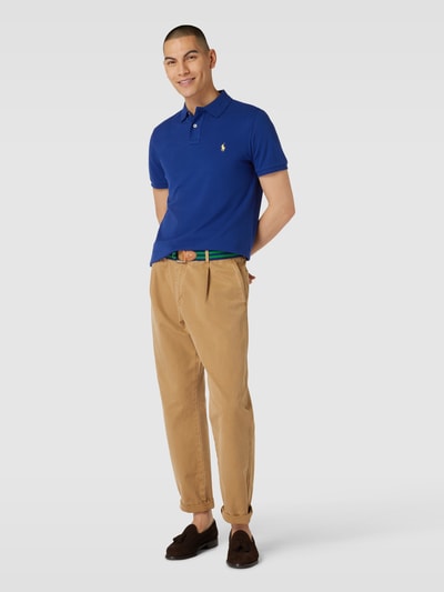 Polo Ralph Lauren Poloshirt mit Label-Stitching und Regular Fit Royal 1