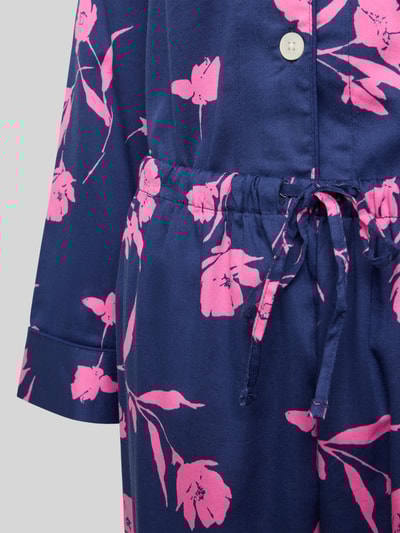 Lauren Ralph Lauren Pyjama met reverskraag Donkerblauw - 2