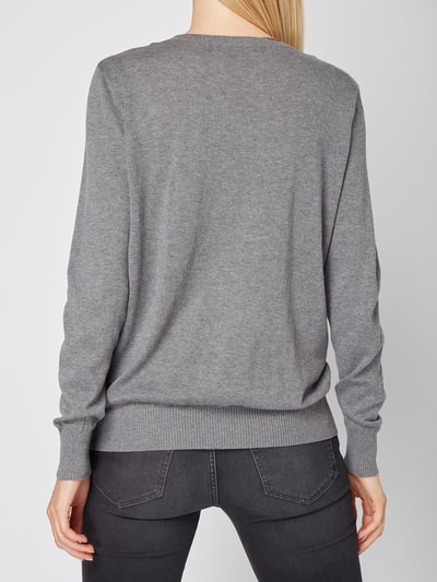 Vero Moda Pullover mit Rundhalsausschnitt  Mittelgrau Melange 4