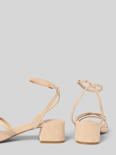 Steve Madden Sandalette aus Leder mit Blockabsatz Modell 'GLEAMS' Sand 2