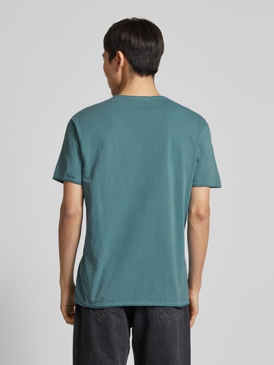 Strellson T-shirt met ronde hals, model 'Philo' Turquoise - 5