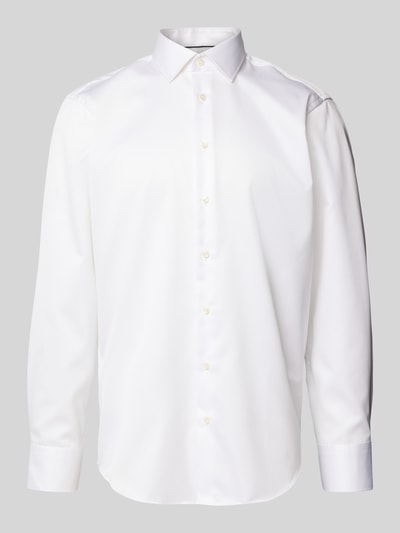 Christian Berg Men Regular fit zakelijk overhemd met kentkraag Wit - 2