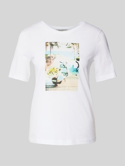 MAERZ Muenchen T-Shirt mit Motiv-Print Mint 2