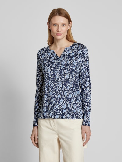 Soyaconcept Shirt met lange mouwen en V-hals, model 'FELICITY' Lichtblauw - 4