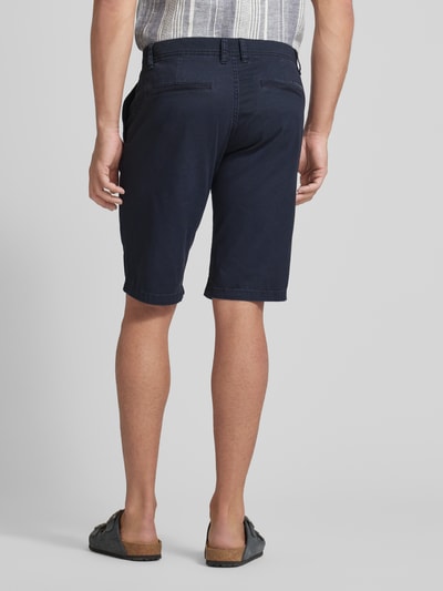 Tom Tailor Straight Leg Bermudas in unifarbenem Design Marine 5