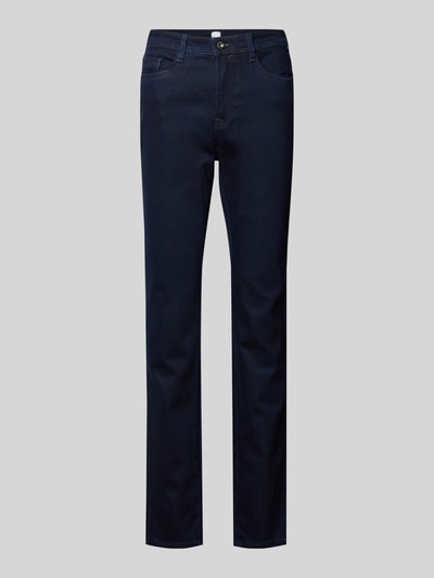Brax Jeansy o kroju slim fit z efektem znoszenia model ‘MARY THERMO’ Ciemnoniebieski 2