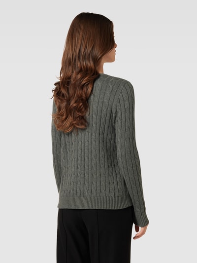 Lauren Ralph Lauren Gebreide pullover met knoopsluiting Antraciet - 5