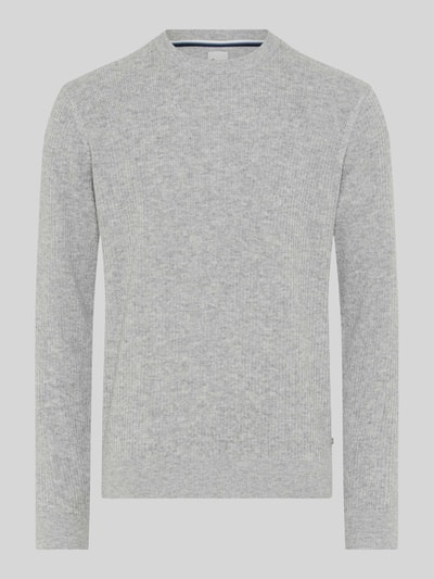 Brax Pullover aus Woll-Kaschmir-Mix Modell 'Rick' Silber 2