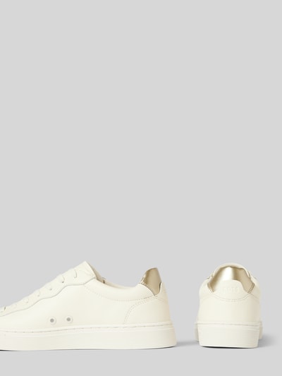 BOSS Sneakers met labelprint, model 'Rhys' Offwhite - 2