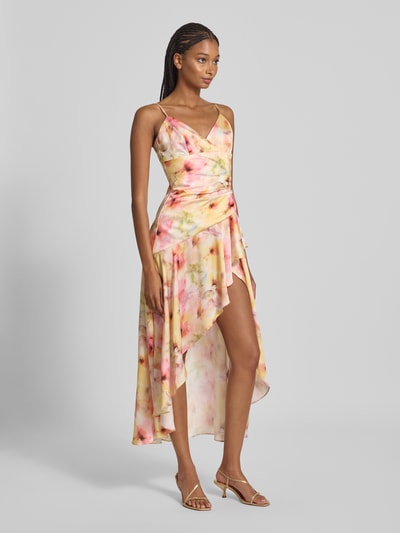 Bardot Abendkleid mit Herz-Ausschnitt Modell 'SORELLA' GELB 1