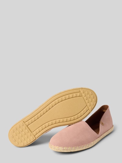 Verbenas Espadrilles aus Leder Modell 'CARMEN SERRAJE' Hellrosa 4