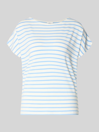 s.Oliver RED LABEL Oversized T-Shirt aus Viskose-Mix Hellblau 2