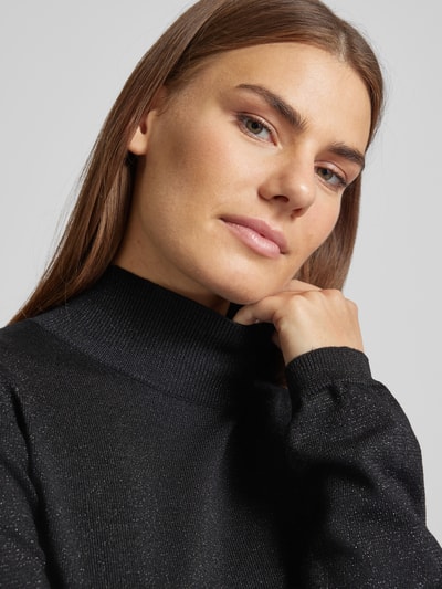 LOLLYS LAUNDRY Strickpullover mit Turtleneck Modell 'Beaumont' Black 3