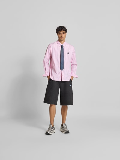 Kenzo Freizeithemd mit Logo-Stitching Hellrosa 1