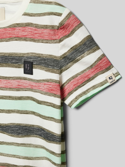 Garcia T-shirt met labelpatch Offwhite - 2