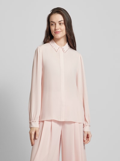 Marc Cain Blouse met siersteentjes Abrikoos - 4