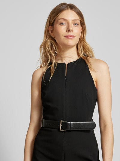 Mango Jumpsuit mit Taillengürtel Black 3