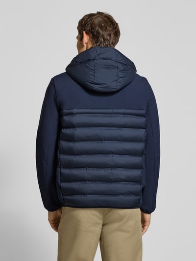 Tom Tailor Denim Regular Fit Steppjacke mit abnehmbarer Kapuze Dunkelblau 5