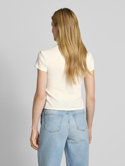 Jake*s Casual T-Shirt mit Motiv-Print Offwhite 5