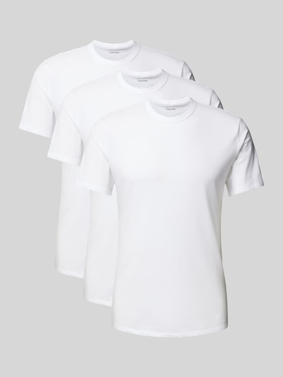 Calvin Klein Underwear T-Shirt mit Rundhalsausschnitt im 3er-Pack Weiss 1