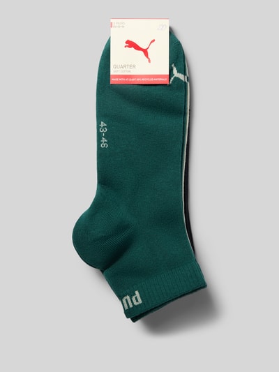 Produktfoto, Socken aus Baumwoll-Mix von PUMA w kolorze ciemnozielonym, drobna struktura materiału, Herren Socken von PUMA