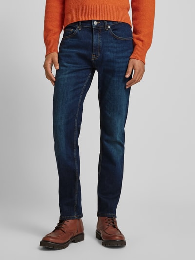 BOSS Orange Jeansy z 5 kieszeniami model ‘DELAWARE’ Jeansowy niebieski 4