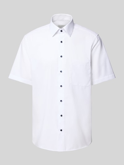 ETERNA Comfort Fit Kurzarmhemd mit Kentkragen Weiss 2