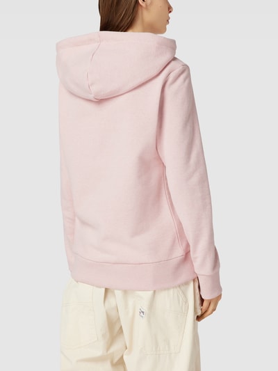 Superdry Hoodie mit Label-Print Hellrosa 5