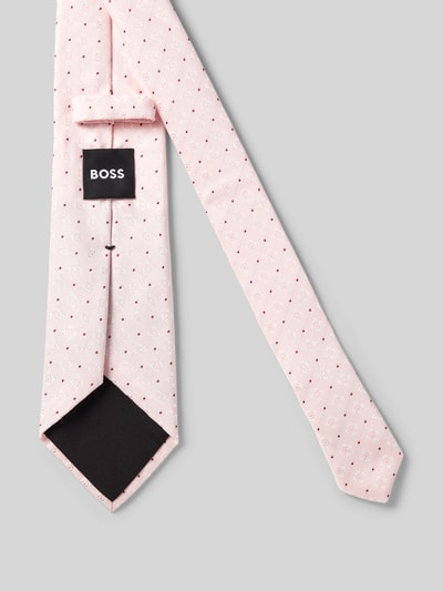 BOSS Krawatte mit Label-Detail Rosa 2