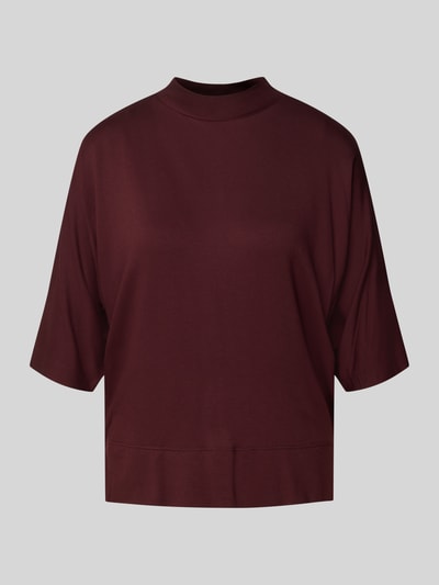 OPUS Relaxed Fit 3/4-Shirt aus Viskose-Mix Modell 'Sinse' Bordeaux 1