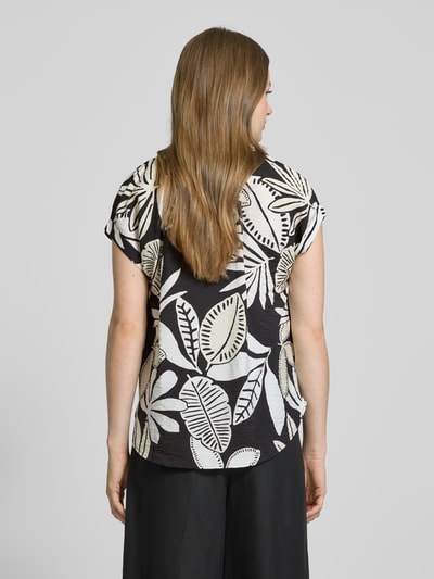 s.Oliver RED LABEL Relaxed Fit Blusenshirt aus Viskose-Mix Black 5