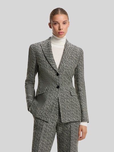 HUGO Regular Fit Longblazer mit 2-Knopf-Verschluss Modell 'Asmalla' Black 4